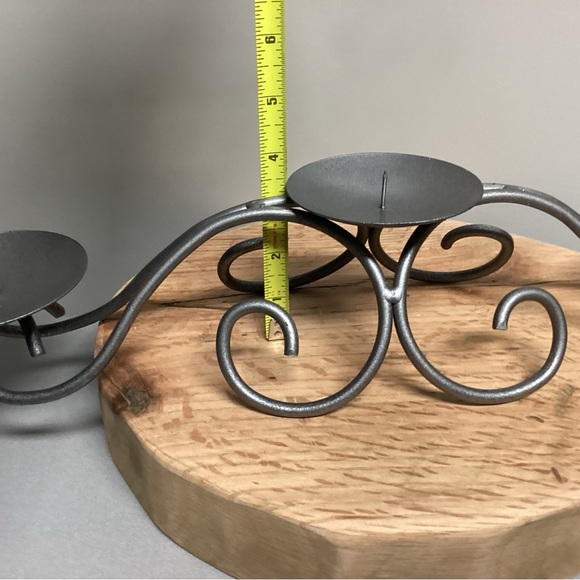 Metal / Iron Crafted Triple Candle Holder - Great Condition - Well Built - Picture 8 of 10